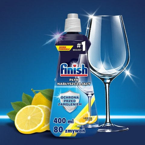 FINISH Płyn nabłyszczający do zmywarek 400 ml LEMON 65718 Finish
