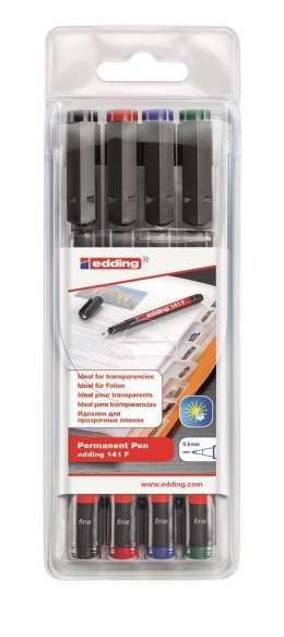 Foliopis 0.6 141 F 4szt.EDDING końcówka okrągła Edding