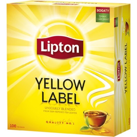 Herbata LIPTON YELLOW LABEL 100 torebek 2g Lipton Herbata LIPTON YELLOW LABEL 100 torebek 2g Lipton