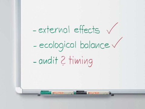 Marker EDDING do tablic ekologiczny okrągła końcówka czerwony 28/002/cz ed (X) Edding