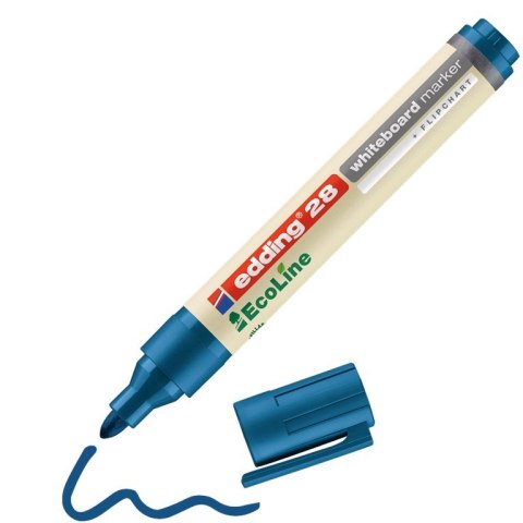 Marker EDDING do tablic ekologiczny okrągła końcówka niebieski 28/003/n ed (X) Edding