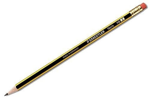 Ołówek drewniany NORIS 122 z gumką HB S122 STAEDTLER Staedtler Ołówek drewniany NORIS 122 z gumką HB S122 STAEDTLER Staedtler