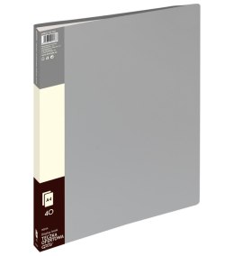 Teczka ofertowa 9004A, szary, 40 koszulek GRAND 120-1823 Grand