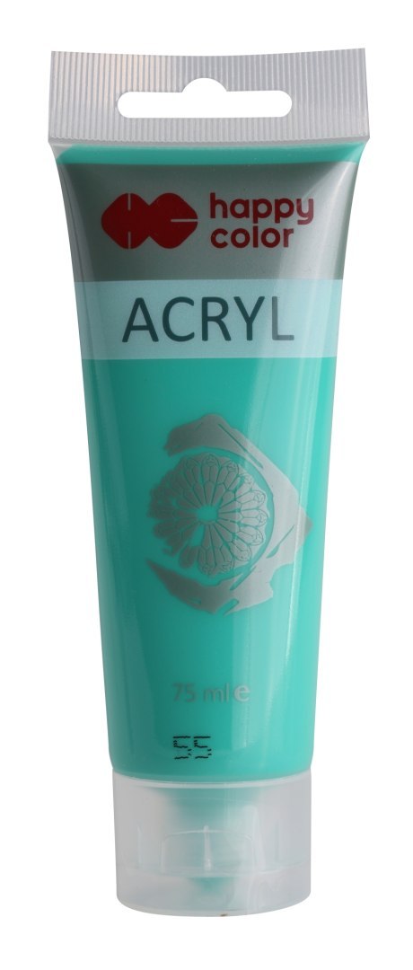 Farba akrylowa 75 ml, szmaragdowy, Happy Color HA 7370 0075-55 Happy Color Farba akrylowa 75 ml, szmaragdowy, Happy Color HA 7370 0075-55 Happy Color