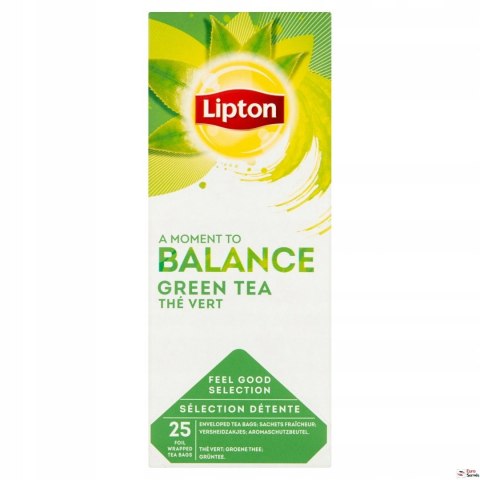 Herbata LIPTON BALANCE Green Tea Pure (25 kopert fol.) Lipton Herbata LIPTON BALANCE Green Tea Pure (25 kopert fol.) Lipton