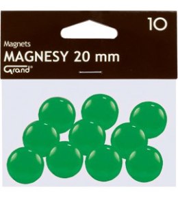 Magnes 20mm GRAND zielone 10 szt 130-1692 Grand