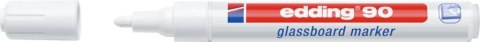 Marker EDDING do tablic szklanych biały 90/049/b ed suchościeralny Edding