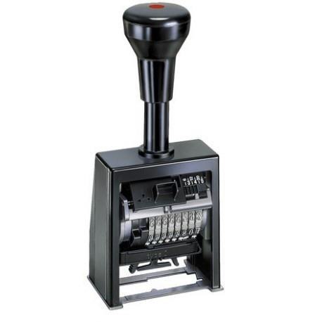 Numerator automatyczny B6 4.5mm/6 REINER REB6 obudowa metal, poduszka czarna Trodat