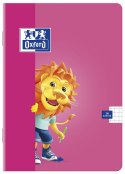 Zeszyt A5 16k, linia podwójna kolorowa, OXFORD, LION 400106954 Oxford