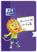 Zeszyt A5 16k, linia podwójna kolorowa, OXFORD, LION 400106954 Oxford