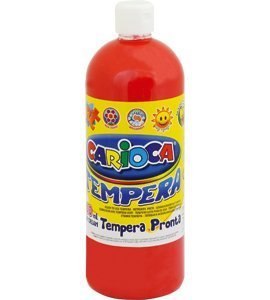 Farba tempera 1000 ml, czerwony CARIOCA 170-1444/170-2643 Carioca Farba tempera 1000 ml, czerwony CARIOCA 170-1444/170-2643 Carioca