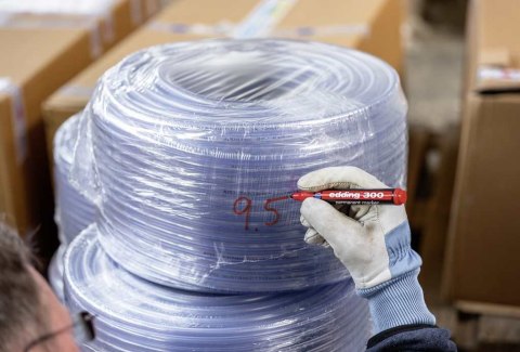 Foliopis 300-2 czerwony EDDING okrągła końcówka Edding