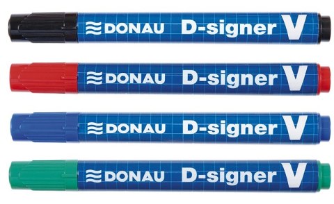 Marker per.D-SIGNER V ści. niebieski 7370001-10PL Donau