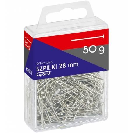 Szpilki 50g, plastikowe opakowanie GRAND 110-1638 Grand Szpilki 50g, plastikowe opakowanie GRAND 110-1638 Grand