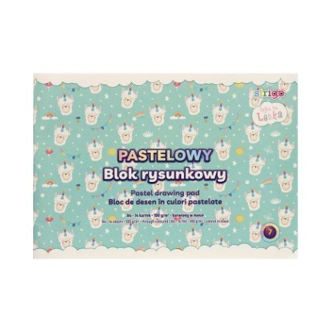 Blok rysunkowy A4 14k 100g pastelowy LENKA STRIGO SPA037 Strigo Blok rysunkowy A4 14k 100g pastelowy LENKA STRIGO SPA037 Strigo