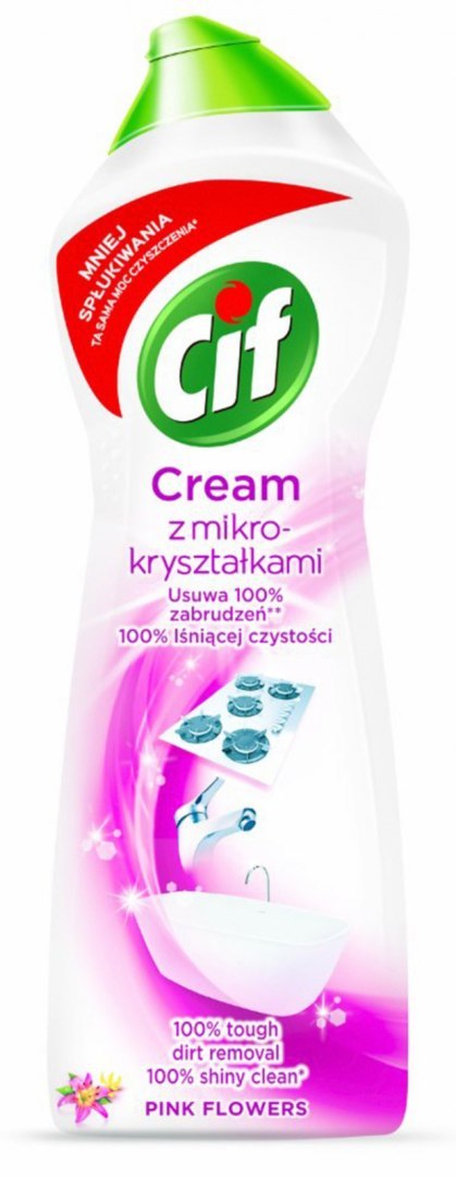CIF Mleczko czyszczące 780ml Pink mikrokryształki 809828 Cif CIF Mleczko czyszczące 780ml Pink mikrokryształki 809828 Cif