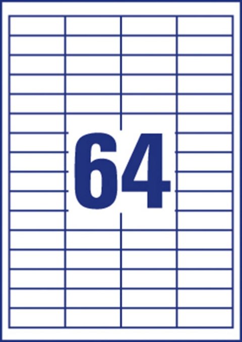 Etykiety uniwersalne ELA050 48,5 x 16,9 100 ark. Economy Europe100 by Avery Zweckform Avery Zweckform
