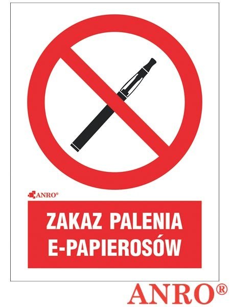 Naklejka ZAKAZ PALENIA E-PAPIEROSÓW 150X200 ZZ-12P6 Reis Naklejka ZAKAZ PALENIA E-PAPIEROSÓW 150X200 ZZ-12P6 Reis
