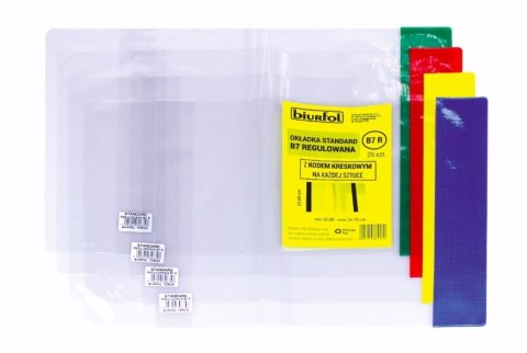 Okładka standard S5 - 265 regulowana (25) z kod. na szt. OZK-51 BIURFOL Biurfol Okładka standard S5 - 265 regulowana (25) z kod. na szt. OZK-51 BIURFOL Biurfol