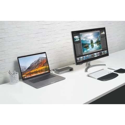 Podkładka Kensington ErgoSoft pod nadgarstki do klawiatur płaskich i kompaktowych, czarna K52801EU Kensington