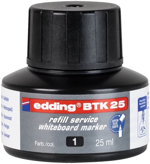 Tusz do markerów do tablic 25 ml czarny Edding BTK25/001/C Edding