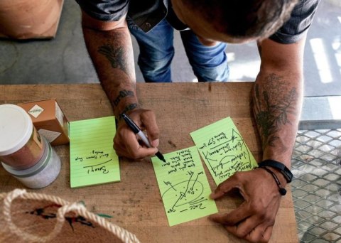 Bloczek samoprzylepny POST-IT_ Super Sticky w linie (4690-SS3MIA), 101x152mm, 3x90 kart., paleta Miami Post-It 3M