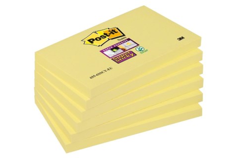 Bloczki_3M POST-IT 76x127mm żółte (12) Super Sticky 70005197903 Post-It 3M