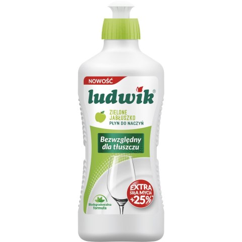 LUDWIK Płyn do mycia naczyń 450g zielone jabłuszko 28119 Ludwik LUDWIK Płyn do mycia naczyń 450g zielone jabłuszko 28119 Ludwik