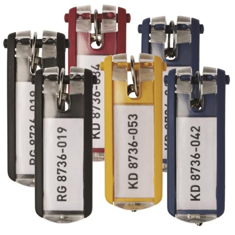 Zawieszka do kluczy 195700 (6) mix KEY CLIP Durable Zawieszka do kluczy 195700 (6) mix KEY CLIP Durable