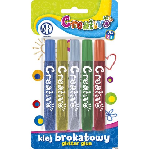 Astra Creativo - Klej brokatowy - 5 sztuk, 332112001 Astra Astra Creativo - Klej brokatowy - 5 sztuk, 332112001 Astra