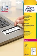 Etykiety NoPeel L6146-20 63,5 x 33,9 20 ark Avery Zweckform (X) Avery Zweckform