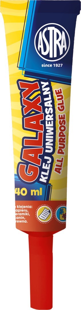 Klej uniwersalny Astra Galaxy tuba 40 ml, 401111001 Astra Klej uniwersalny Astra Galaxy tuba 40 ml, 401111001 Astra
