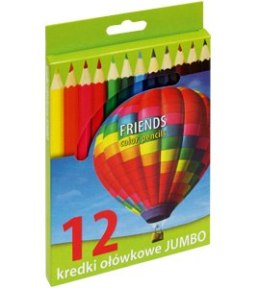Kredki ołówkowe JUMBO, sześciokątne, 12 kolorów 170-1370 Fiorello