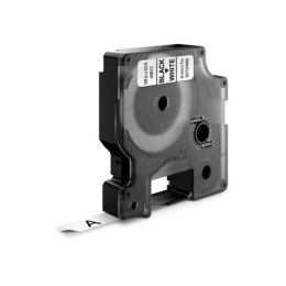 Taśma DYMO D1 - 9 mm x 7 m, czarny / biały S0720680 do drukarek etykiet Dymo