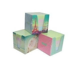 Bloczek kostka kolor 9x9x9 w kubiku INTERDRUK Interdruk