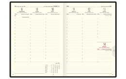 Kalendarz B-5 CLASSIC książkowy (C2), 14 - szary fabric / wstawka tekstylna 2025 TELEGRAPH Telegraph
