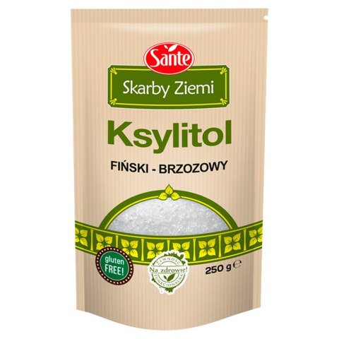 Ksylitol fiński-brzozowy Skarby Ziemi 250g SANTE cukier Sante Ksylitol fiński-brzozowy Skarby Ziemi 250g SANTE cukier Sante