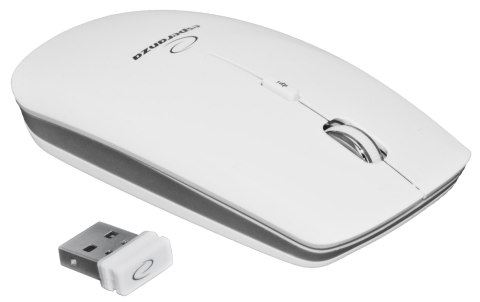 Mysz bezprzewodowa 2.4GHZ optyczna USB SATURN biała EM120W ESPERANZA Esperanza Mysz bezprzewodowa 2.4GHZ optyczna USB SATURN biała EM120W ESPERANZA Esperanza