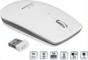 Mysz bezprzewodowa 2.4GHZ optyczna USB SATURN biała EM120W ESPERANZA Esperanza