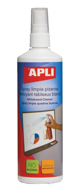 Płyn do czyszczenia tablic suchościeralnych APLI (11825) 250ml Apli