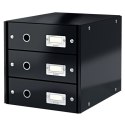 Pojemnik z 3 szufladami LEITZ C&S czarny 60480095 Leitz