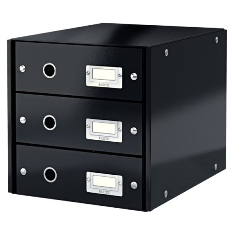 Pojemnik z 3 szufladami LEITZ C&S czarny 60480095 Leitz Pojemnik z 3 szufladami LEITZ C&S czarny 60480095 Leitz