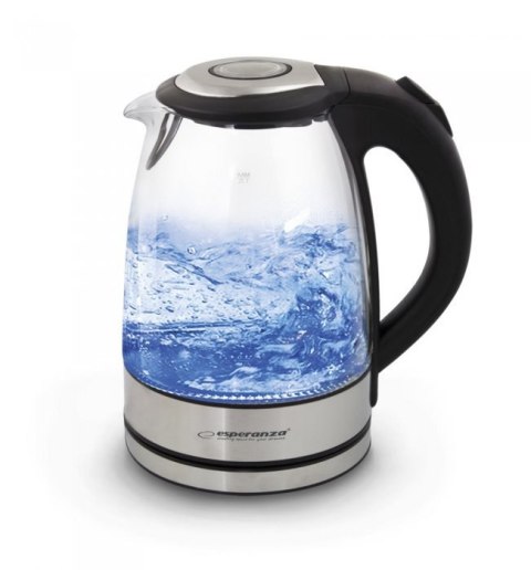 Czajnik elektryczny YOSEMITE 1.7L czarny szklany ESPERANZA EKK012 Esperanza Czajnik elektryczny YOSEMITE 1.7L czarny szklany ESPERANZA EKK012 Esperanza