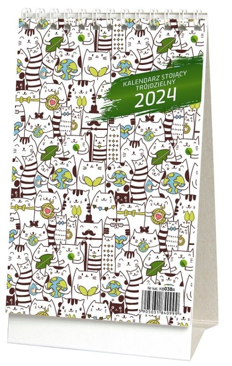 Kalendarz stojący trójdzielny 2025 KB038B WOKÓŁ NAS Wokół Nas Kalendarz stojący trójdzielny 2025 KB038B WOKÓŁ NAS Wokół Nas