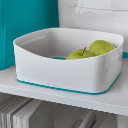 MyBox Pojemnik bez pokrywki, biało-turkusowy 52571051 Leitz