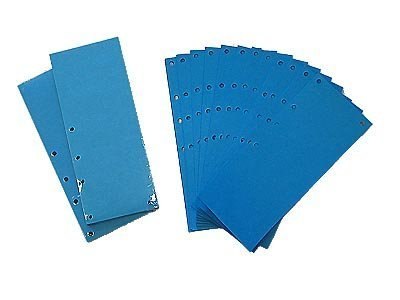 Przekładki do segregatora, separator kartonowy maxi 1/3 A4, 100 szt, niebieski WARTA 1824-990-025 Warta Przekładki do segregatora, separator kartonowy maxi 1/3 A4, 100 szt, niebieski WARTA 1824-990-025 Warta