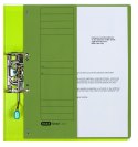 Skoroszyt kartonowy ELBA 1/2 A4, oczkowy, zielony, 100551879 Elba