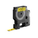 Taśma DYMO D1 - 9 mm x 7 m, czarny / żółty S0720730 do drukarek etykiet Dymo