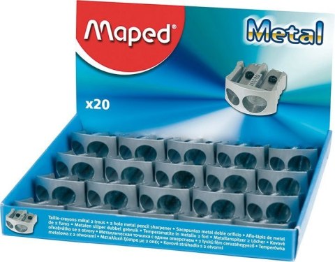 Temperówka Metalowa Classic z 2 otworami MAPED 506700 Maped Temperówka Metalowa Classic z 2 otworami MAPED 506700 Maped