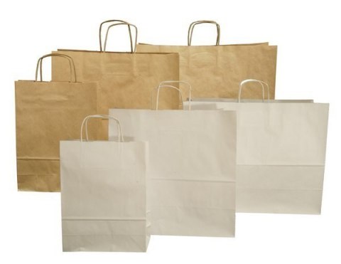 Torba papierowa ECOBAG 305x170x340mm brązowa ekologiczna NC Koperty Torba papierowa ECOBAG 305x170x340mm brązowa ekologiczna NC Koperty